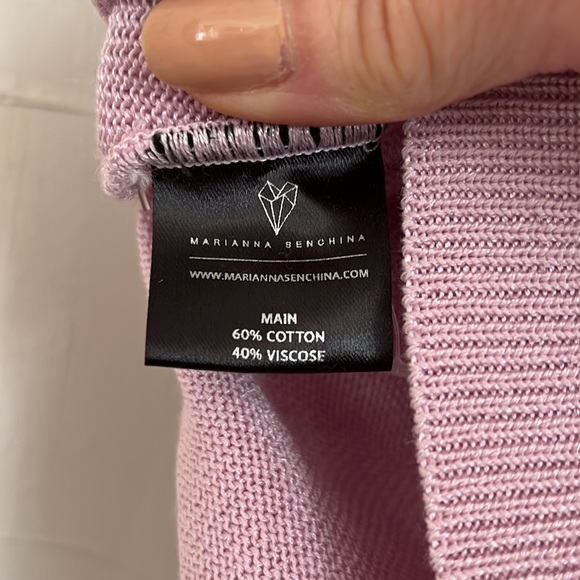 FLAWED marianna senchina | knit top Polo styling cotton / viscose - Picture 6 of 10